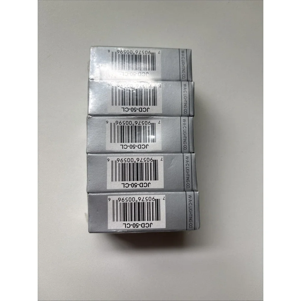 *NEW* WAC Lighting brand JCD-50-CL halogen light bulbs.110v-130v 50w(10 Pack)